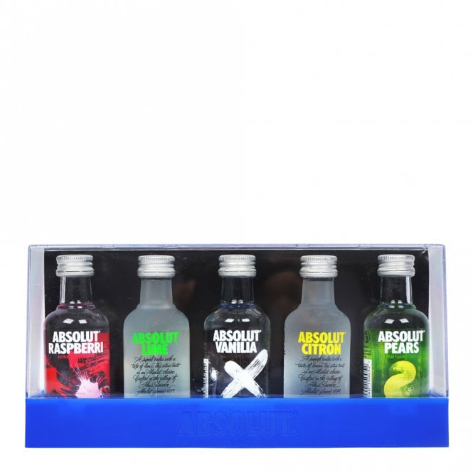 Absolut Vodka - 5x5cl Miniature Gift Pack