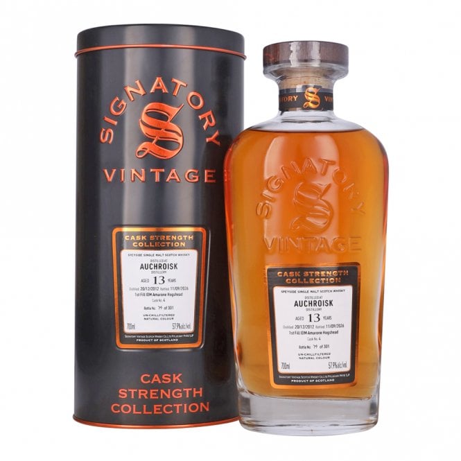 Auchroisk 2012 - 13 Year Old - Signatory Cask Strength