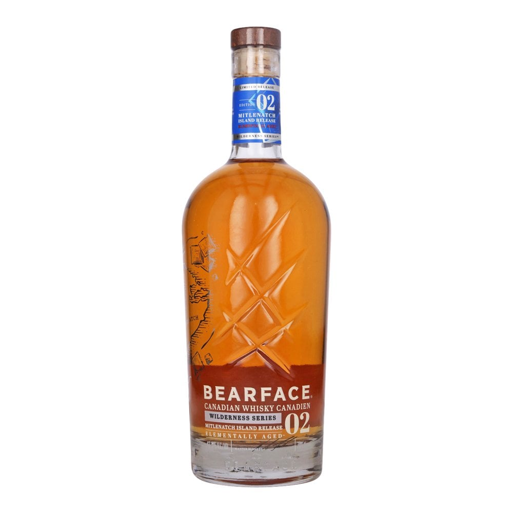 Bearface Wilderness Series 02 Mitlenatch Island Release, Burgundy & Chardonnay Cask, 2023, 42.5% whisky bottle