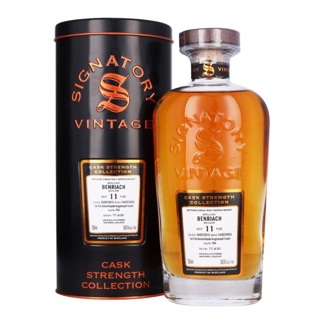 Benriach 2015 - 11 Year Old - #104 - Signatory Cask Strength