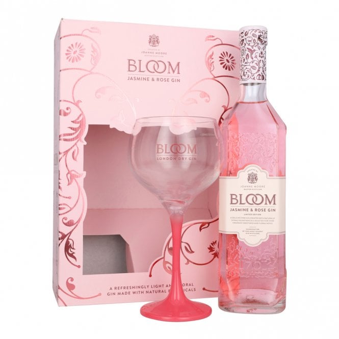 Bloom Jasmine & Rose Gin - Copa Glass Gift Pack