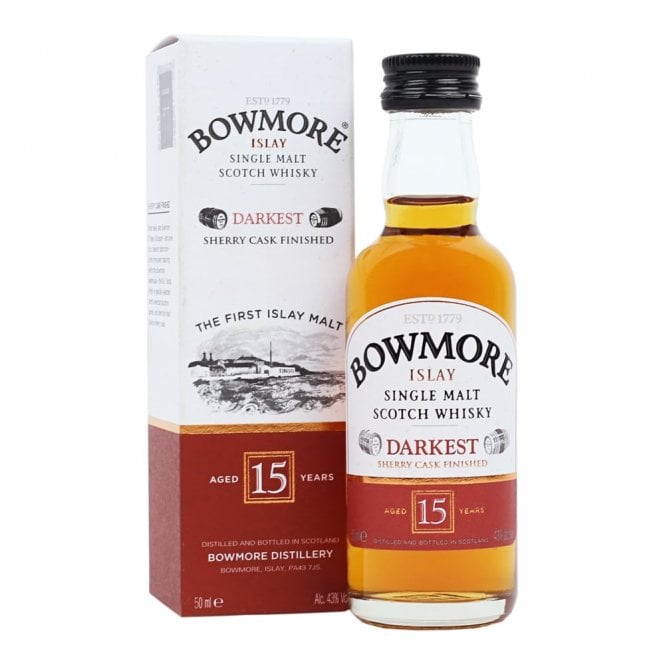 Bowmore 15 Year Old Darkest - 5cl Miniature