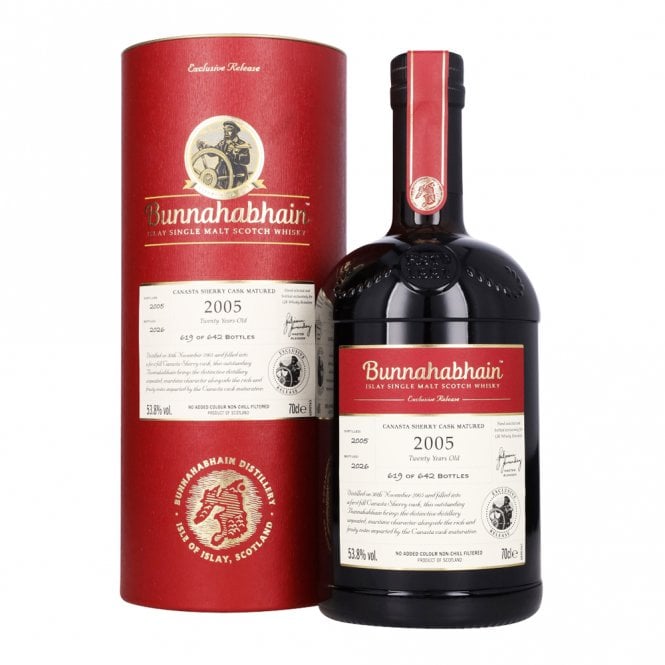 Bunnahabhain 2005 - 20 Year Old - Canasta Sherry Cask Matured