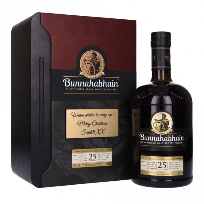 Bunnahabhain 25 Year Old - With Personalised Plaque