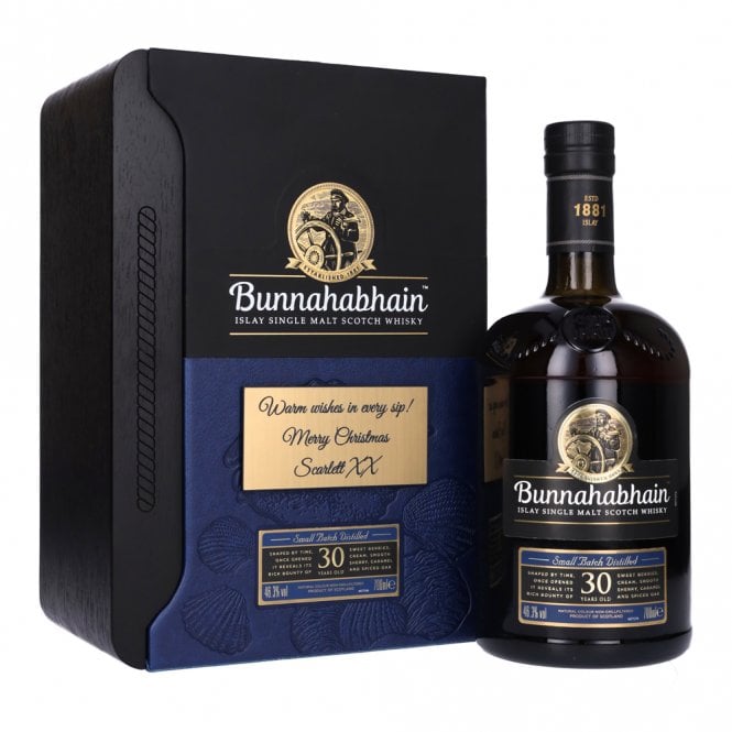Bunnahabhain 30 Year Old - With Personalised Plaque
