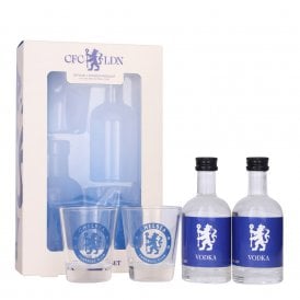 Chelsea FC Vodka - 2x5cl Miniature Gift Pack