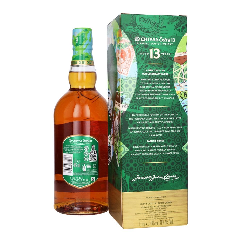 Chivas Regal Extra 13 Year Old - Irish Whiskey Casks - Litre