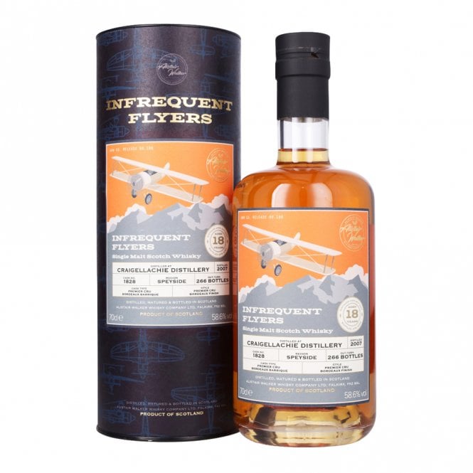 Craigellachie 2007 - 18 Year Old - Cask 1828 - Infrequent Flyers