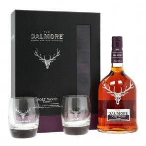 Dalmore Port Wood Reserve - 2 Glass Gift Pack