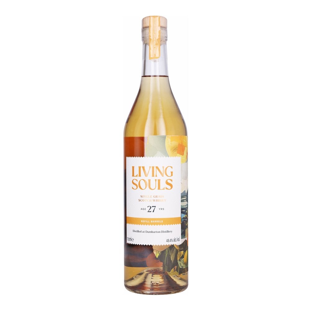 Dumbarton Living Souls 27 Year Old, Refill Bourbon Cask, Living Souls, 48.4% whisky bottle