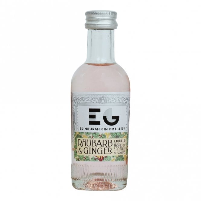 Edinburgh Gin Rhubarb & Ginger Liqueur - 5cl Miniature