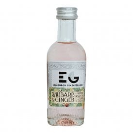 Edinburgh Gin Rhubarb & Ginger Liqueur - 5cl Miniature