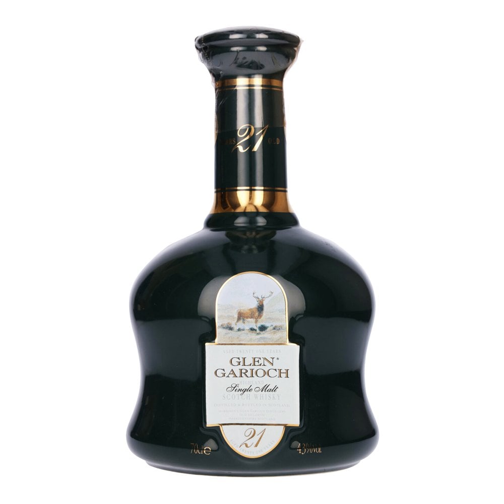 Glen Garioch 21 Year Old - Old Bottling - Green Ceramic Decanter