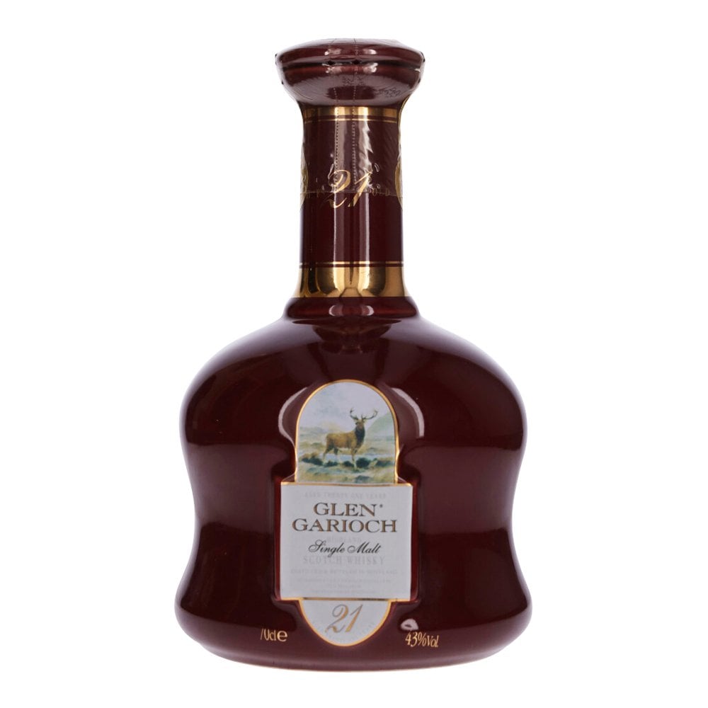 Glen Garioch 21 Year Old - Old Bottling - Red Ceramic Decanter