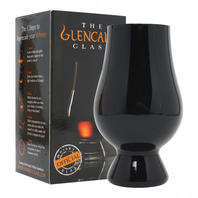 Glencairn Coloured Whisky Glass - Black