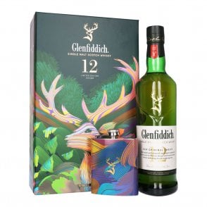 Glenfiddich 12 Year Old - Hip Flask Gift Pack