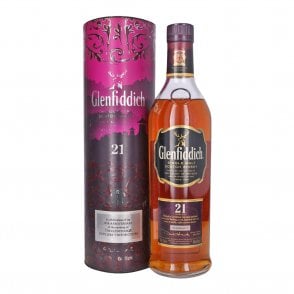 Glenfiddich 21 Year Old - Wedgwood Decanter - With Box - Whisky
