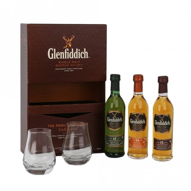 Set Di 2 Bicchieri In Vetro Glenfiddich Per Whisky, Tumbler, Nuovi E Originali, 2000-presente - Foto 2