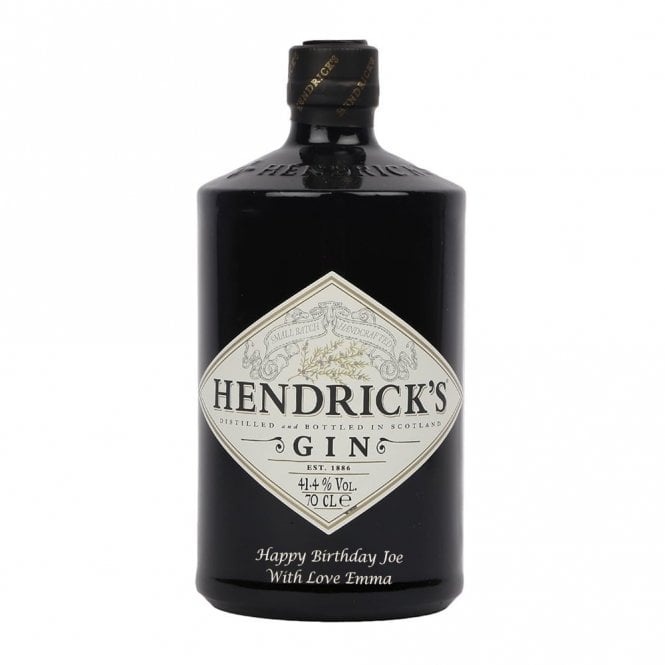 Hendrick's Gin - With Personalised Engraving
