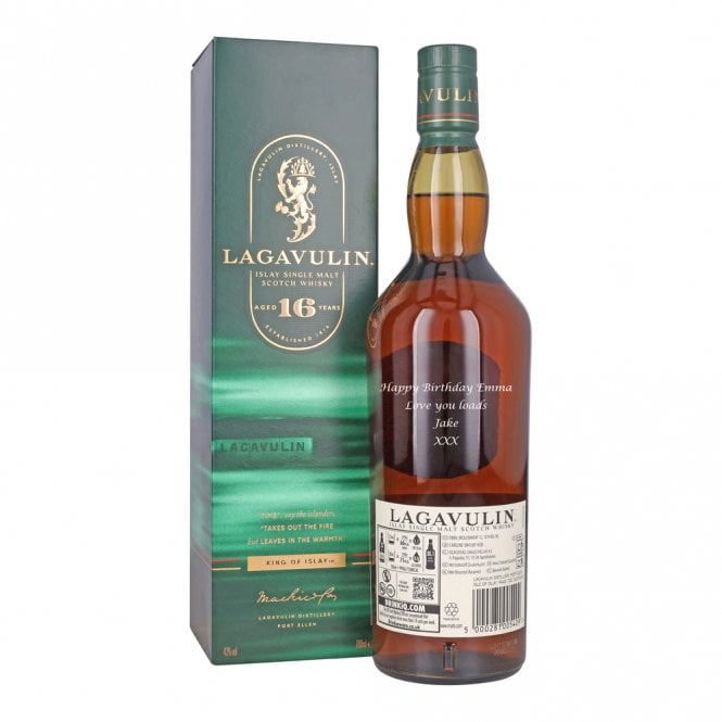 Lagavulin 16 Year Old - With Personalised Engraving