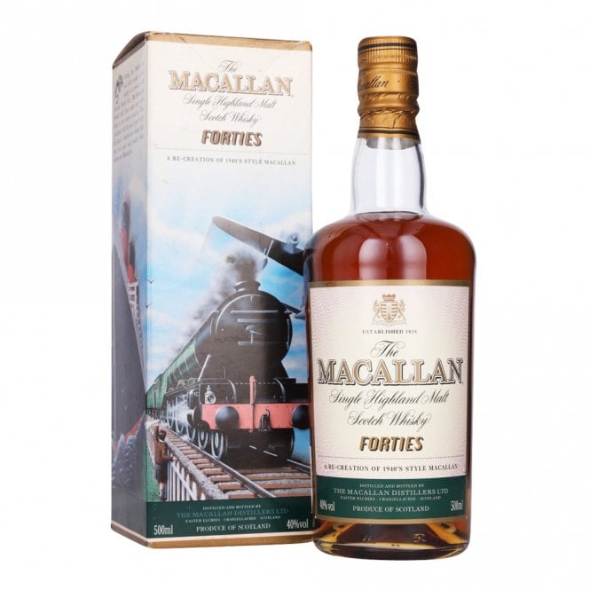 Macallan Travel Series - Forties - Box Slightly Damaged