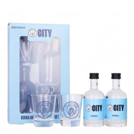 Manchester City FC Vodka - 2x5cl Miniature Gift Pack