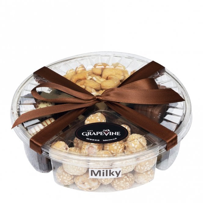 Milky Chocolate & Nuts - 4 Compartment Tray