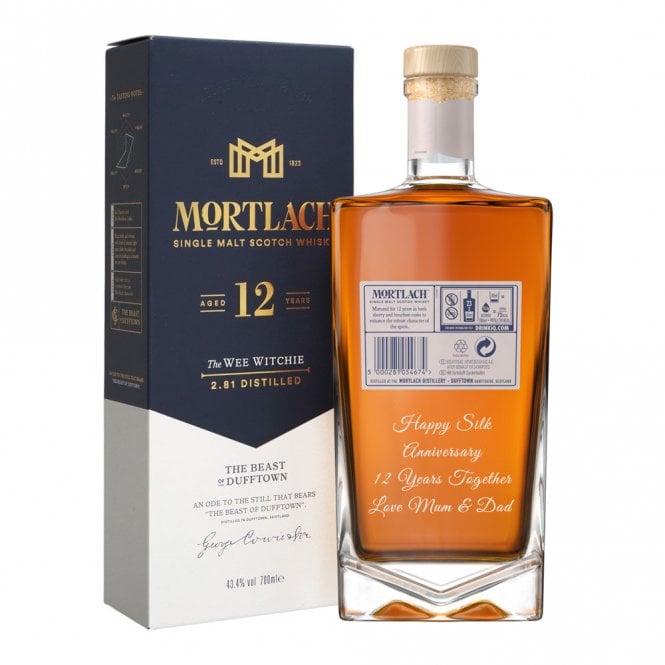 Mortlach 12 Year Old - The Wee Witchie - With Personalised Engraving