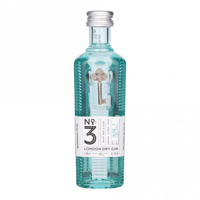 No.3 London Dry Gin - 5cl Miniature
