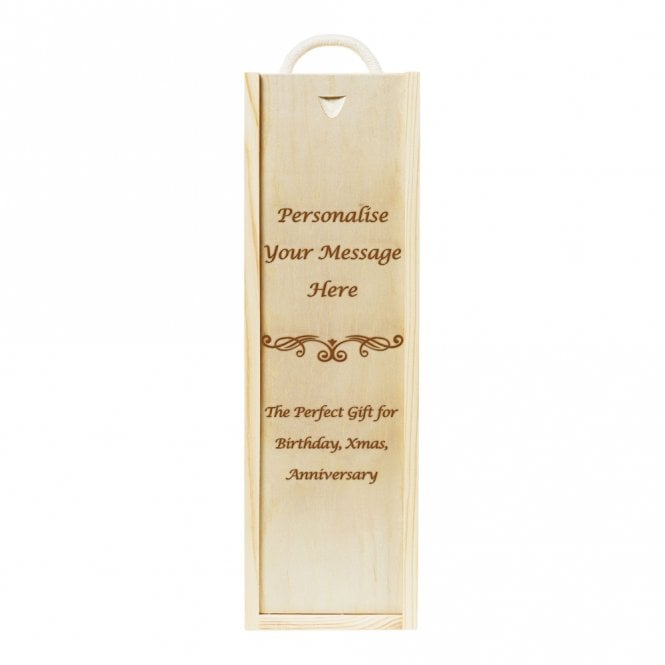 Personalised Wooden Gift Box - Single