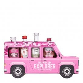 Pink Gin Explorer Jeep - 4x5cl Miniature Gift Pack