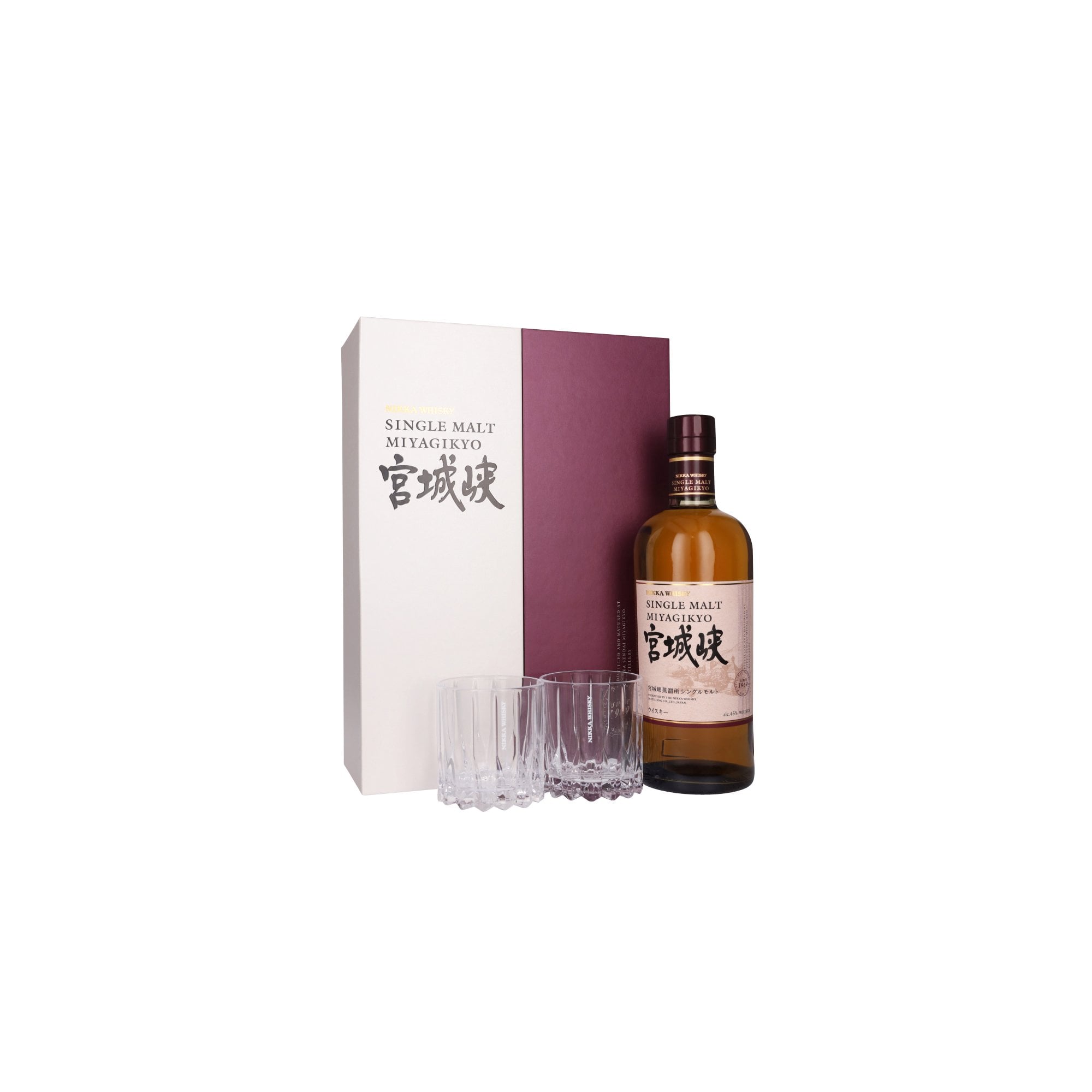 Miyagikyo Single Malt - 2 Glass Gift Pack - Whisky from The Whisky