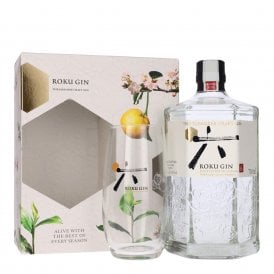 Roku Gin - Glass Gift Pack - Spirits from The Whisky World UK