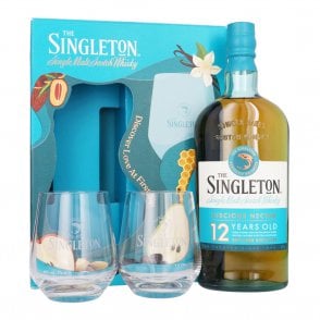 Singleton 12 Year Old - 2 Glass Gift Pack