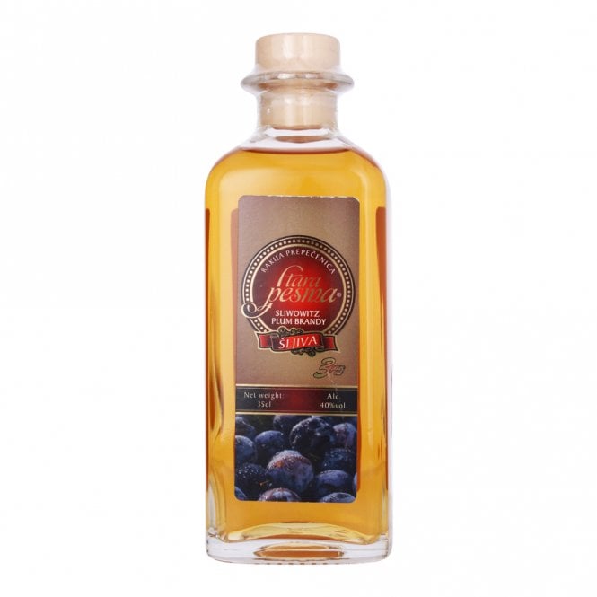 Stara Pesma 3 Year Old - Slivovitz Plum Brandy - Half Bottle