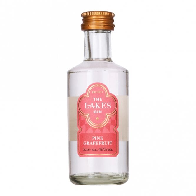 The Lakes Pink Grapefruit Gin - 5cl Miniature