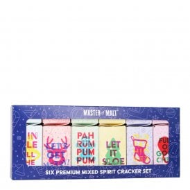 The Master of Malt Mixed Spirit Cracker Set - 6x3cl Miniatures