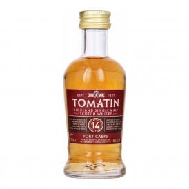 Tomatin 14 Year Old - Port Wood Finish - 5cl Miniature