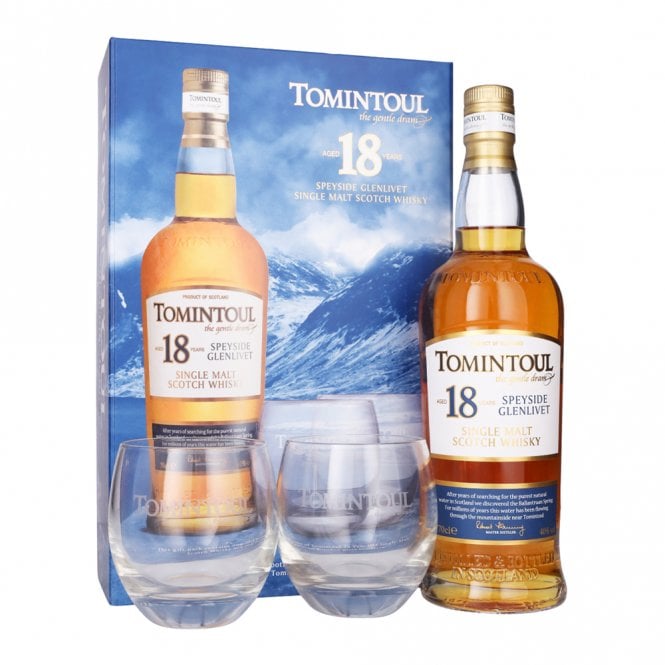 Tomintoul 18 Year Old - 2 Glass Gift Pack