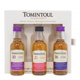Tomintoul Gift Pack - 10, 16 & 21 YO - 3x5cl Miniatures