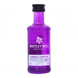 Whitley Neill Rhubarb & Ginger Gin - 5cl Miniature