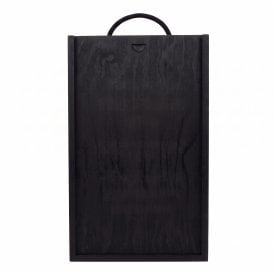 Wooden Gift Box - 2 Bottles - Charcoal Grey